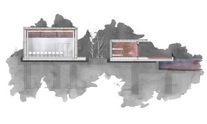 Art school_section plan