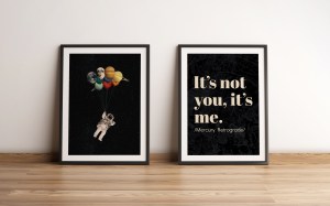 Astronaut with Balloons, Mercury Retrograde