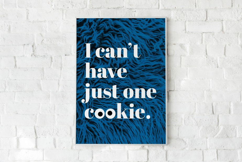 One Cookie Art Print 2